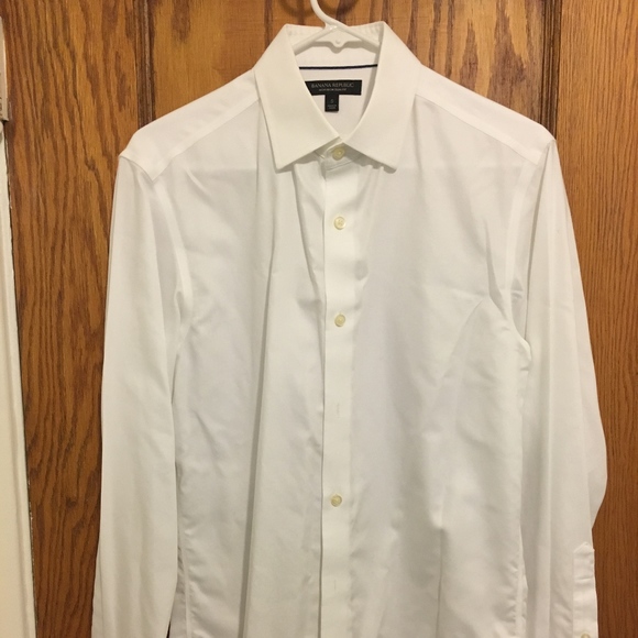 White Dress Shirt French Cuffs 
